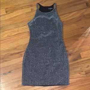 Express Sparkly Cocktail Dress
